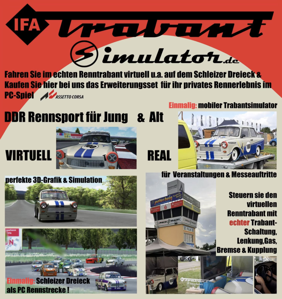 Trabant Simulator zum mieten Trabant Simulator zum mieten