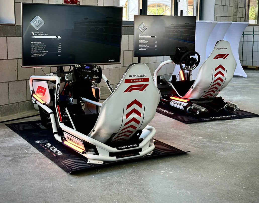 Zweiter Tourbahn Fahrsimulator fertig Erstes Bild unseres zweiten Formel 1 Rennsimulator